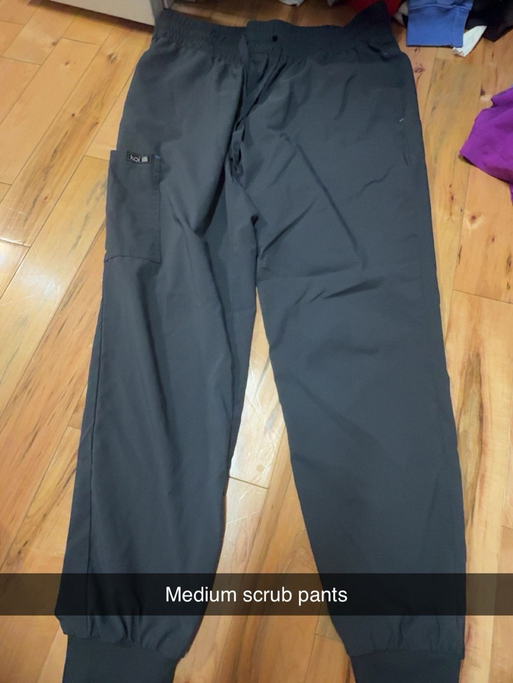 Unbranded Menโs Gray Jogger Scrub Pants